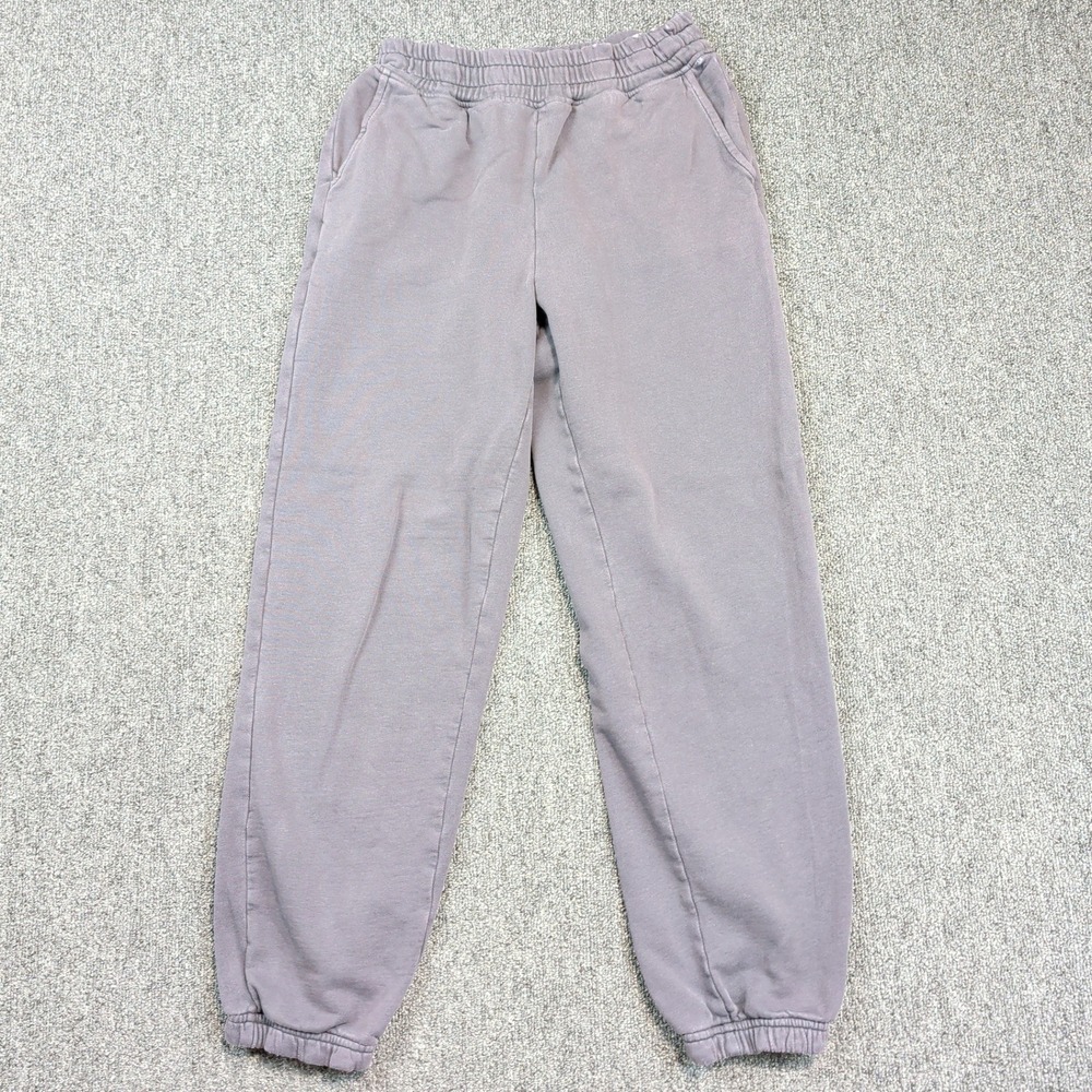 American Eagle Y2K Joggers XS Grey Cotton Blend Sweatpants Loungewear Streetwear